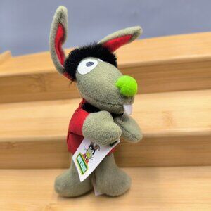 Benny Rabbit Mini Bean Plush Sesame Street Hotel Bellhop Kelloggs NWOP 4"